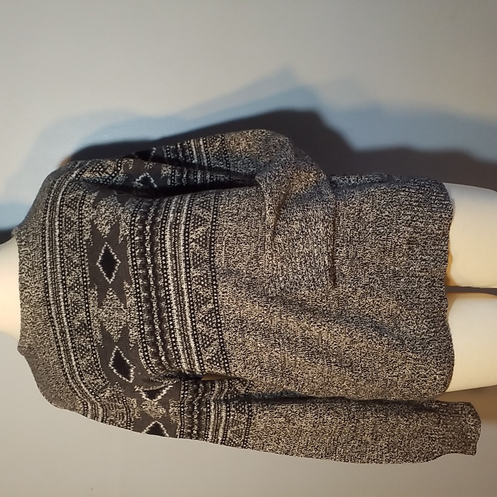 URBAN PIPELINE M SWEATER SOUTHWEST GREY ON GREY PATTERN